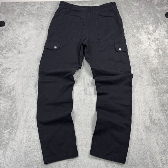 Harley Davidson Cargo Pants Mens 33" Black Grunge Gothic Punk Emo Bikercore Y2K - Picture 2 of 8